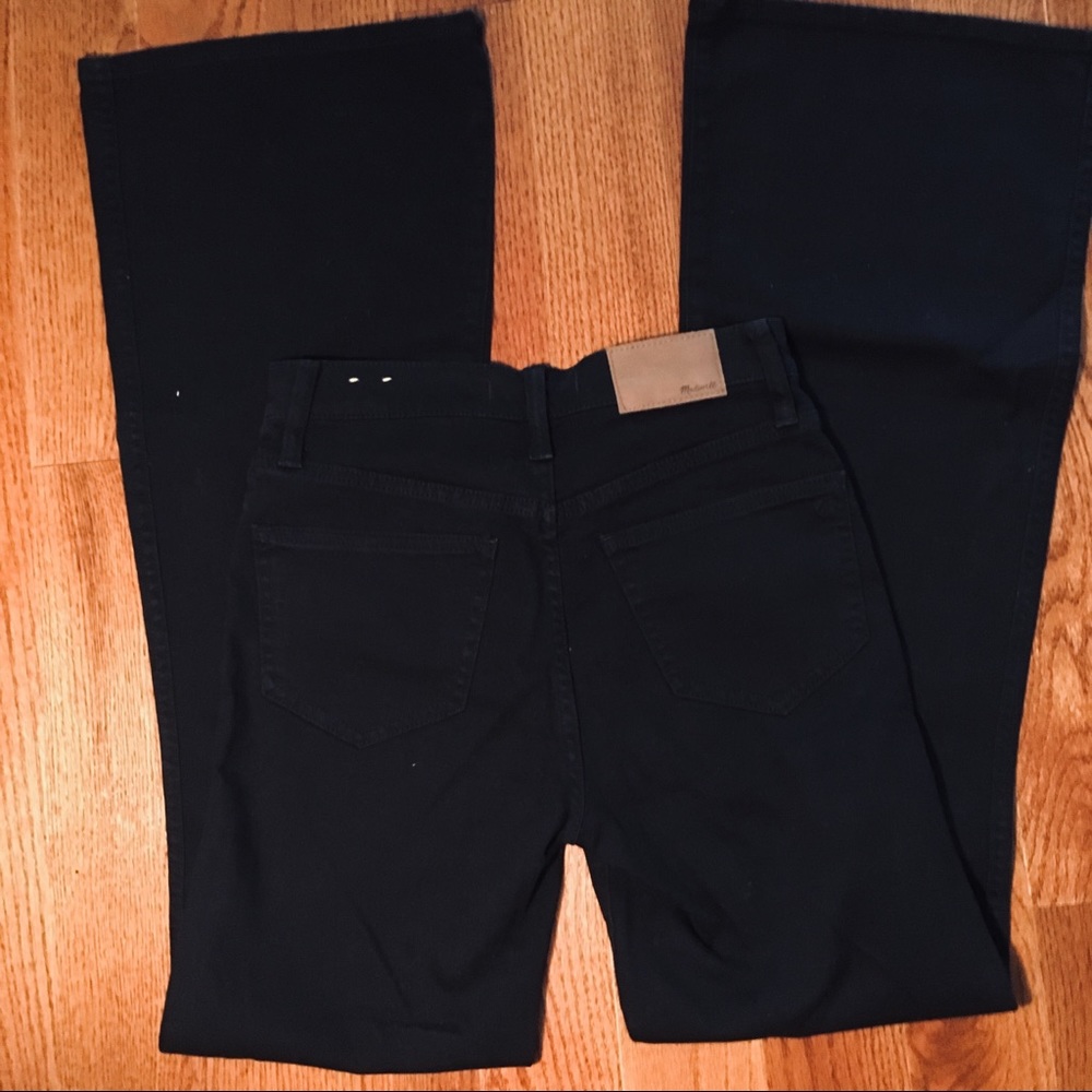 Madewell Black Flea Market Flare Jeans